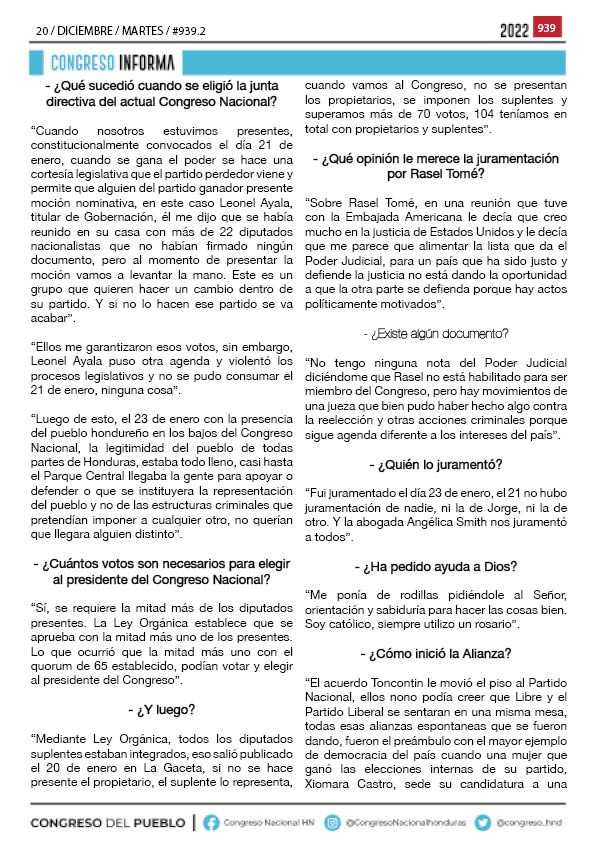 Presidente Redondo en Foro UNE TV